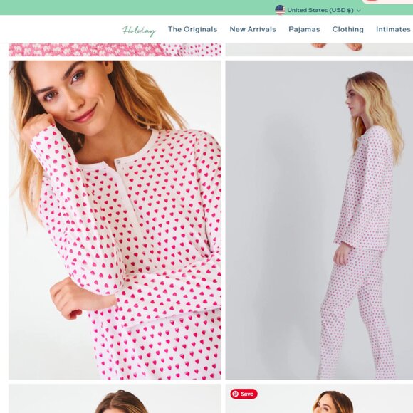 Roller Rabbit 100% Cotton Henley Pajamas NWT MSRP $138 NWT Size Small - Picture 4 of 5